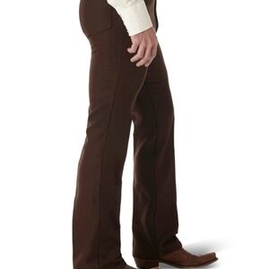 Wrangler Men's Dark Brown Dress Pants